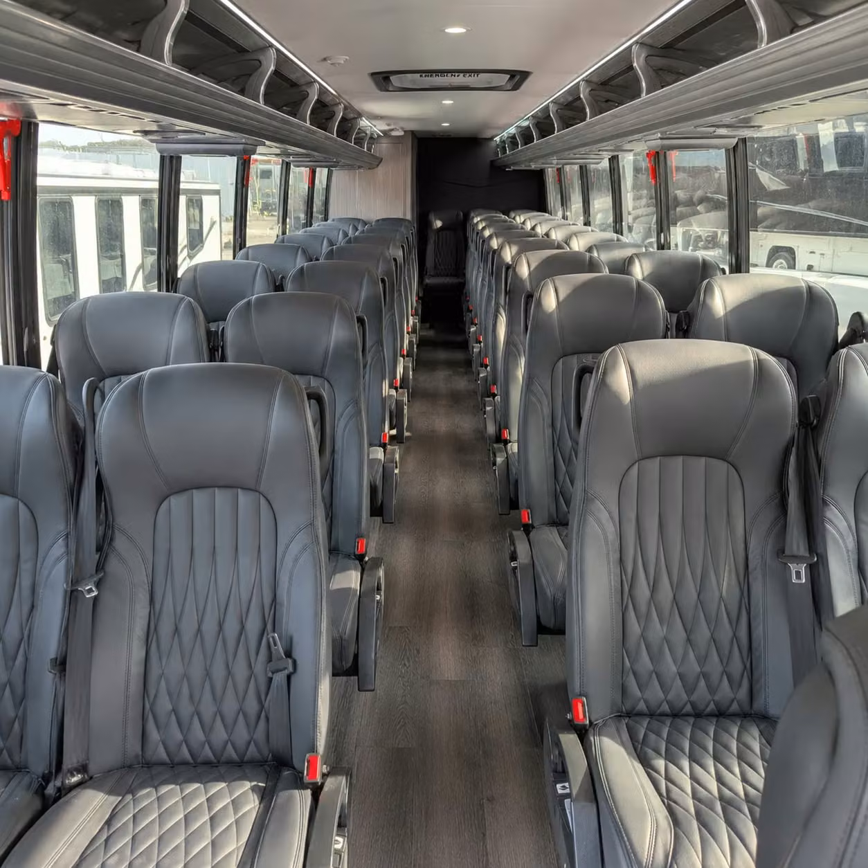 35 passenger minibus inside