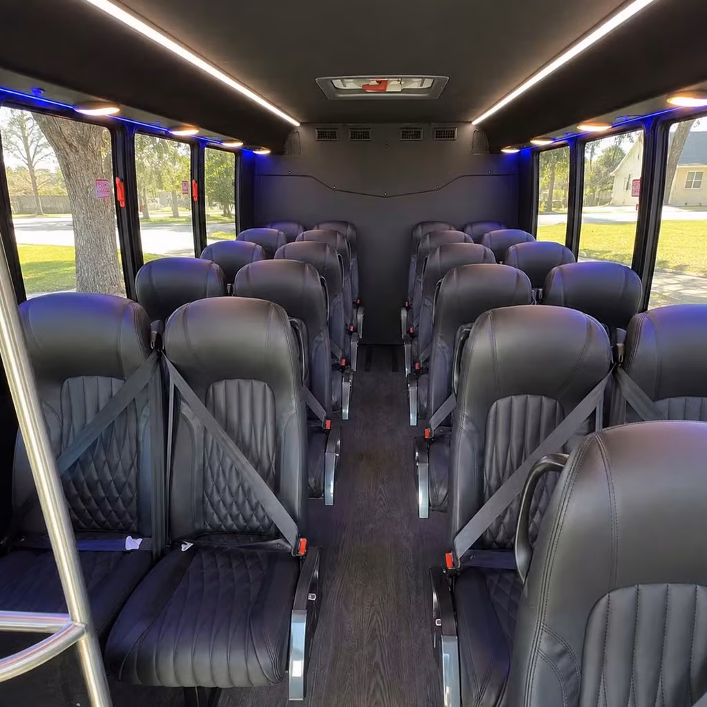 league city 28 passenger minibus rental