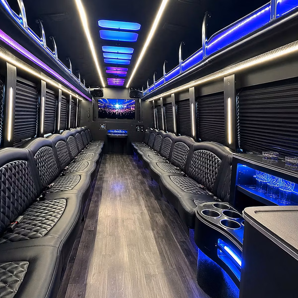 party bus interior